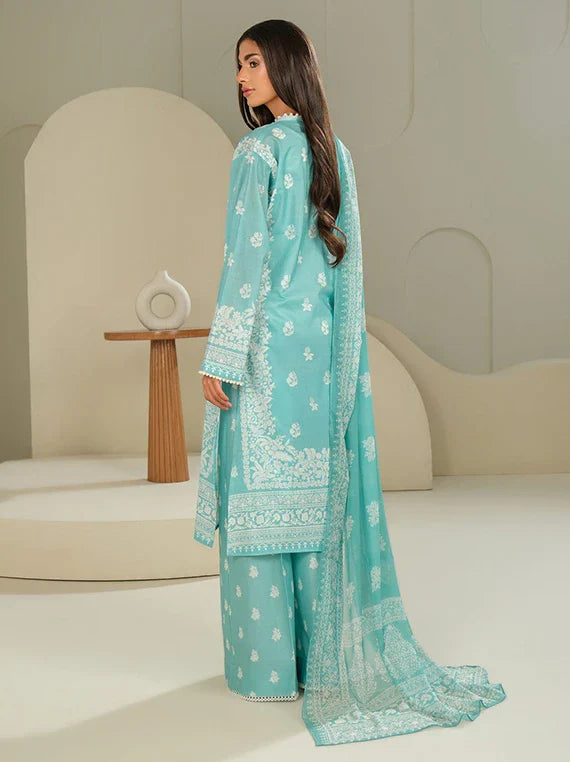 LimeLight 3PC Summer Lawn Collection 2026 (U4395 Sea Green)