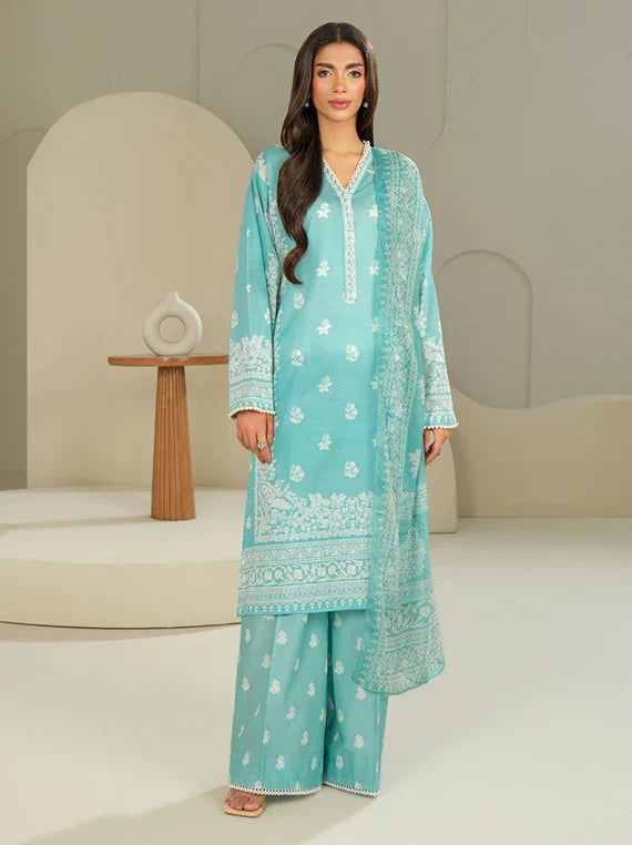 LimeLight 3PC Summer Lawn Collection 2026 (U4395 Sea Green)