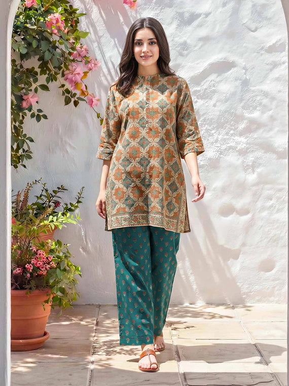 Limelight Unstitched Printed Summer Collection 2026 Vol-04 (U4725ST-2PC-O02)