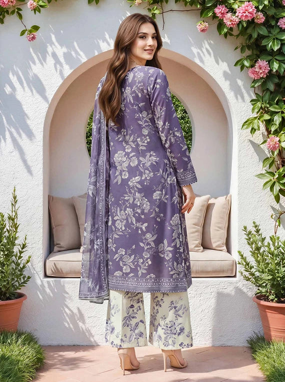 Limelight Unstitched Printed Summer Collection 2026 Vol-04 (U4881SU-3PC-610)