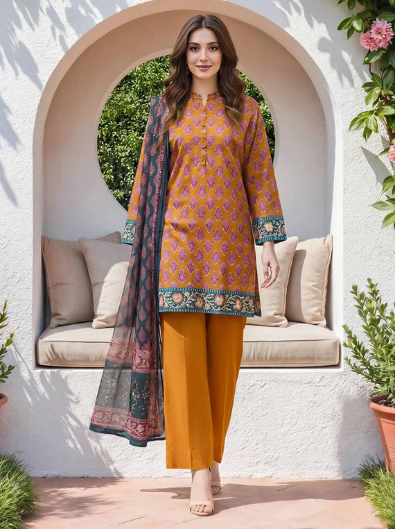 Limelight Unstitched Printed Summer Collection 2026 Vol-04 (U4925SU-3PC-425)