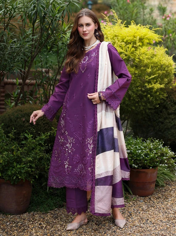 Luxe Blossom by Ayleen Embroidered Lawn Collection 2026 (Aylaa)