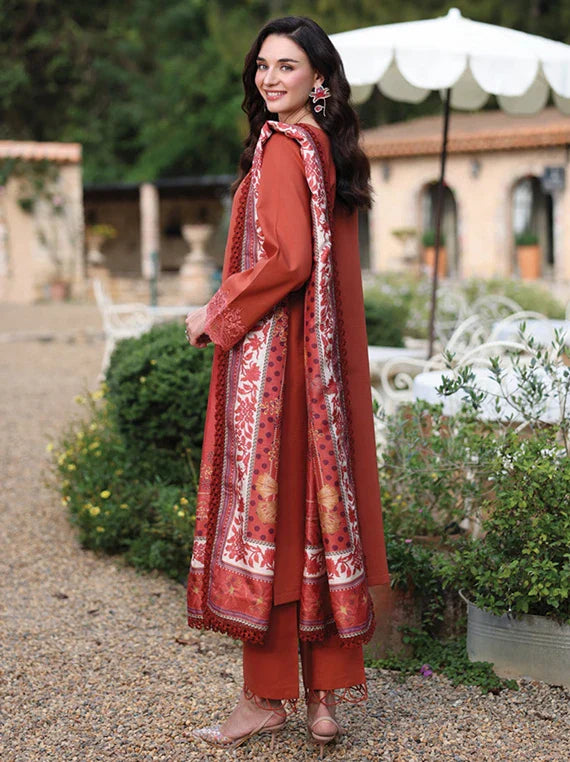 Luxe Blossom by Ayleen Embroidered Lawn Collection 2026 (Elara)