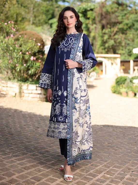 Luxe Blossom by Ayleen Embroidered Lawn Collection 2026 (Kashish)