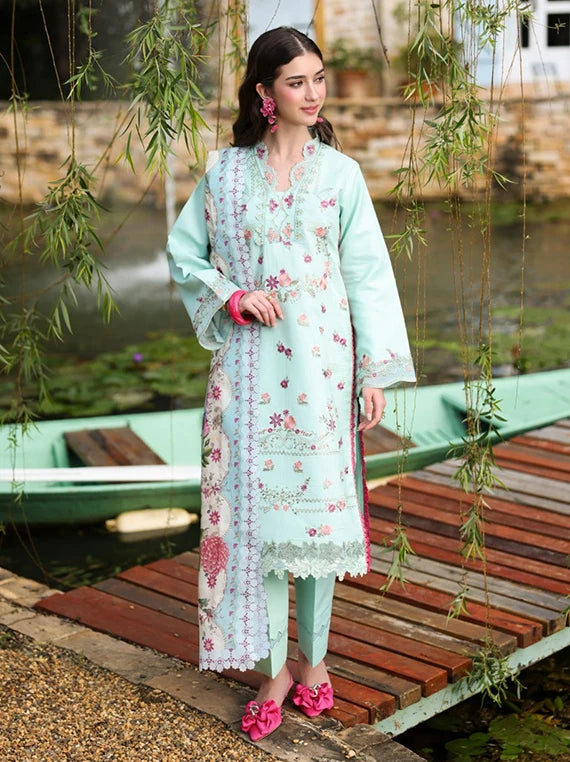 Luxe Blossom by Ayleen Embroidered Lawn Collection 2026 (Nayaab)