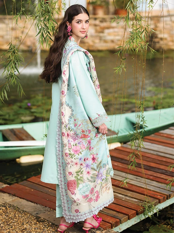 Luxe Blossom by Ayleen Embroidered Lawn Collection 2026 (Nayaab)