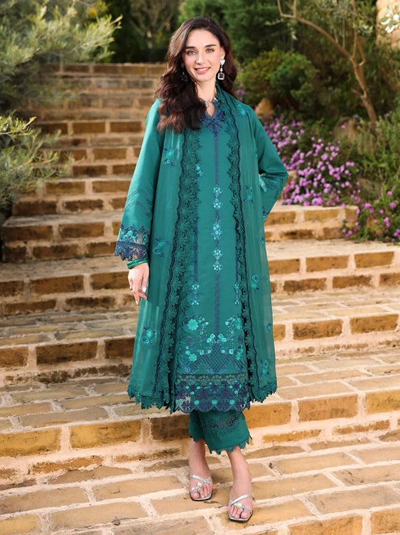 Luxe Blossom by Ayleen Embroidered Lawn Collection 2026 (Zebaish)