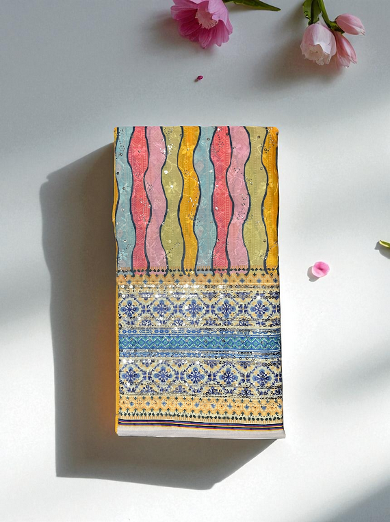 Luxury Chikankari Lawn Shirt Edit25 Vol-LI08 (LI08-25)