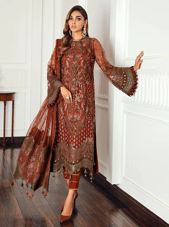 Luxury Embroidered Multi Collection 2025 By Baroque (UN-4018)