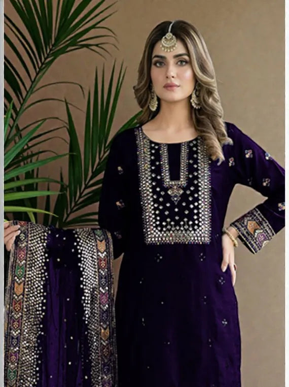 Luxury Embroidered Net Collection 2026 By Bilal Silk Vol-NM61 (D-01)
