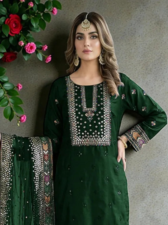 Luxury Embroidered Net Collection 2026 By Bilal Silk Vol-NM61 (D-04)