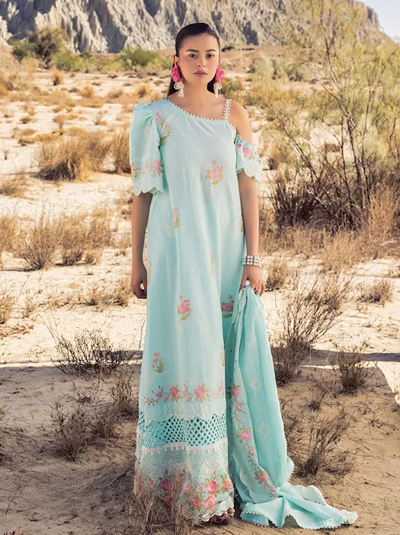 Luxury Emroidered Lawn Collection 2025 By Gul Ahmed (DN-52024-03)