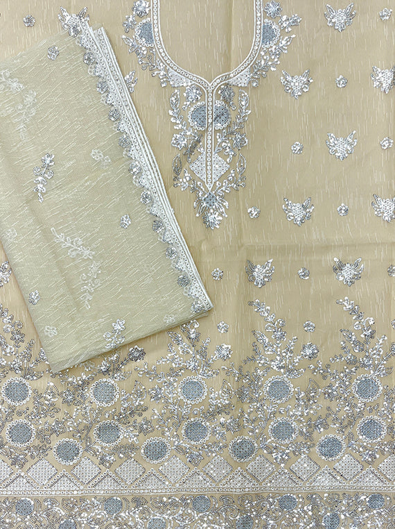 Luxury Fancy Embroidered Karandi Edit25 (IQ94-01)