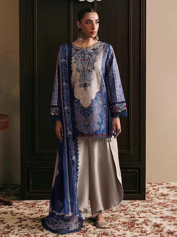 M.Basics AGLA Station by Maria.B Unstitched Khaddar Winter'26 (01A)