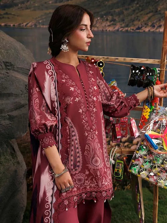M.Basics AGLA Station by Maria.B Unstitched Khaddar Winter'26 (02A)