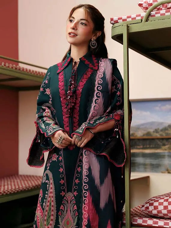 M.Basics AGLA Station by Maria.B Unstitched Khaddar Winter'26 (02B)