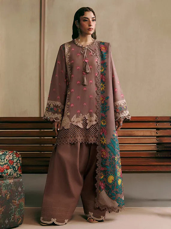 M.Basics AGLA Station by Maria.B Unstitched Khaddar Winter'26 (03A)