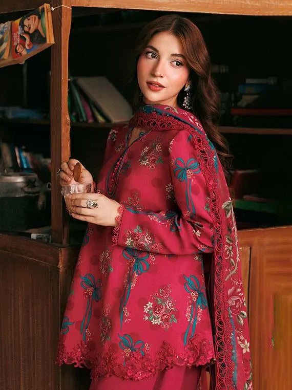 M.Basics AGLA Station by Maria.B Unstitched Khaddar Winter'26 (08B)