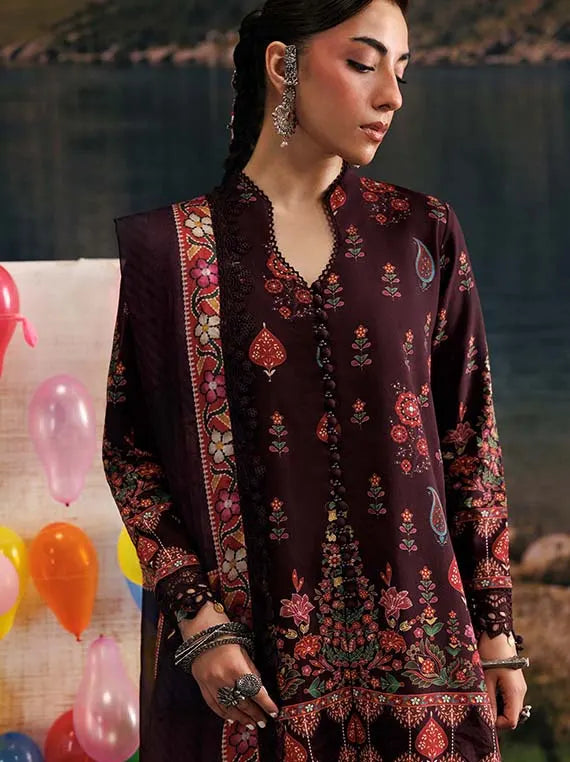M.Basics AGLA Station by Maria.B Unstitched Khaddar Winter'26 (09B)