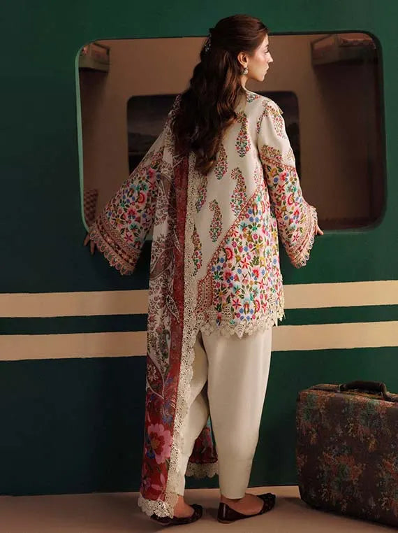 M.Basics AGLA Station by Maria.B Unstitched Khaddar Winter'26 (10A)