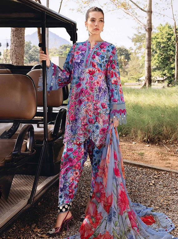 M.PRINTS by Maria B Embroidered Lawn Collection 2026 Vol-29 (MPT-2902-B)