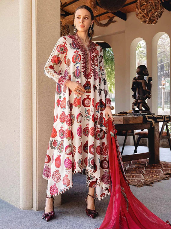 M.PRINTS by Maria B Embroidered Lawn Collection 2026 Vol-29 (MPT-2903-A)