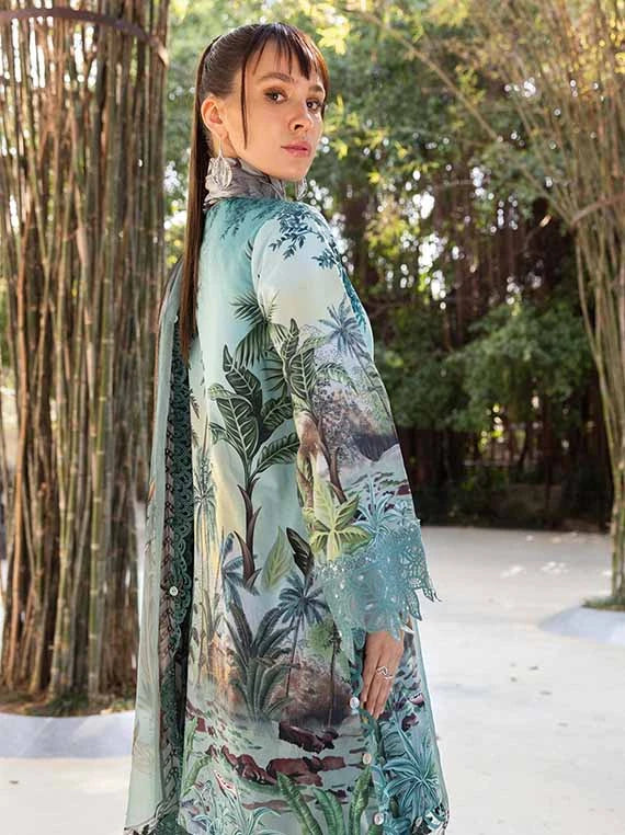 M.PRINTS by Maria B Embroidered Lawn Collection 2026 Vol-29 (MPT-2907-A)