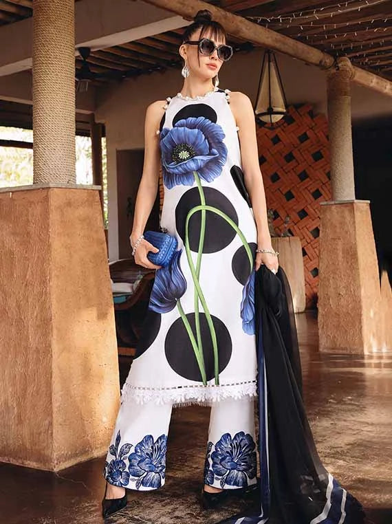 M.PRINTS by Maria B Embroidered Lawn Collection 2026 Vol-29 (MPT-2913-A)
