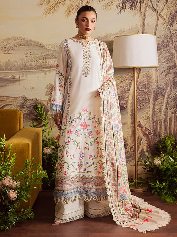 MAHNUR Embroidered Winter Multi Collection 2026 (NK-01)
