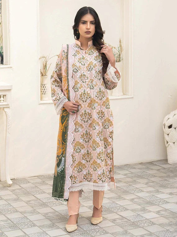 MASHAAL by Riaz Arts Embroidered Lawn Collection 2026 (D-01)