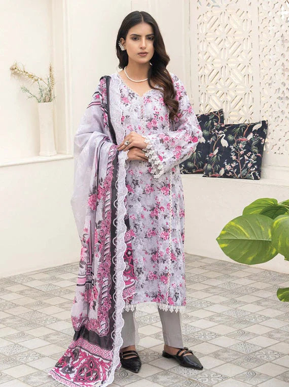 MASHAAL by Riaz Arts Embroidered Lawn Collection 2026 (D-05)