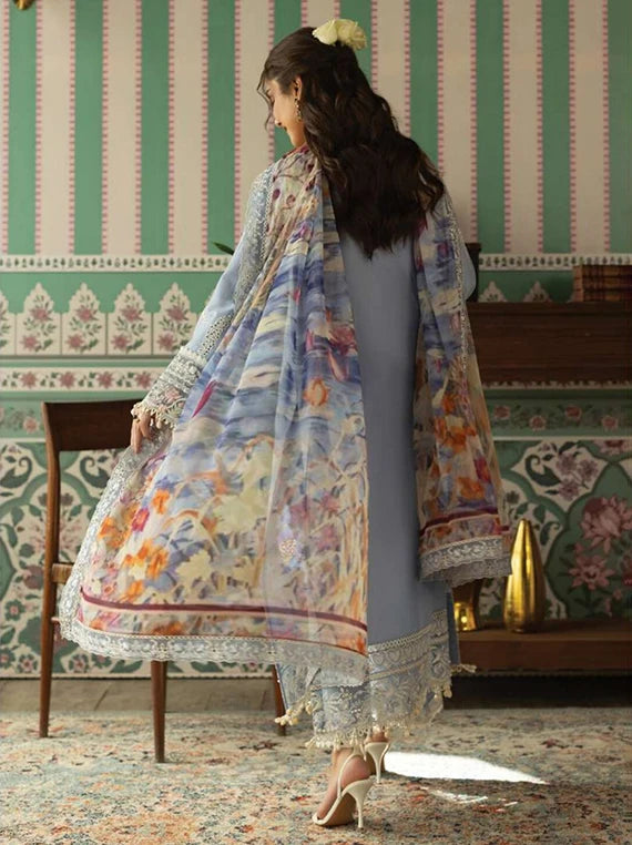 MAYA by IMROZIA SERENE Lux Lawn Collection 2026 (SL-149 MEHER)