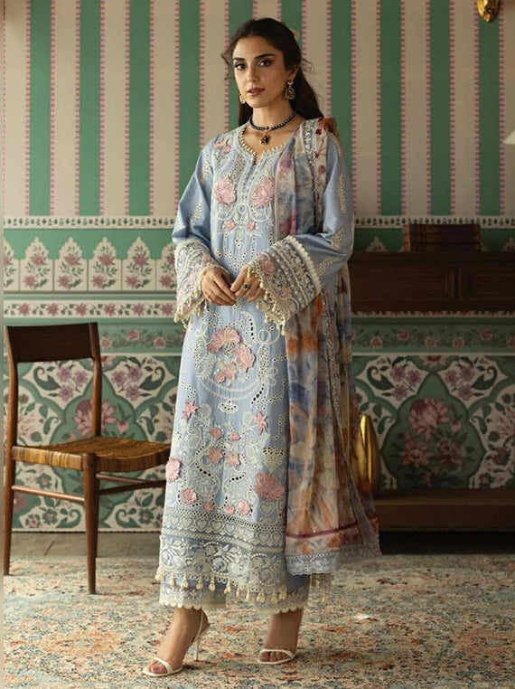 MAYA by IMROZIA SERENE Lux Lawn Collection 2026 (SL-149 MEHER)