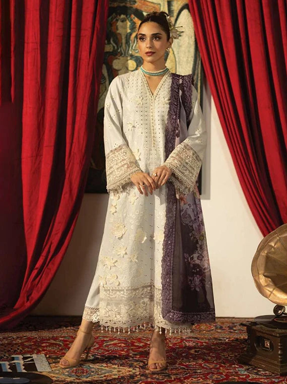 MAYA by IMROZIA SERENE Lux Lawn Collection 2026 (SL-153 RAMEEN)
