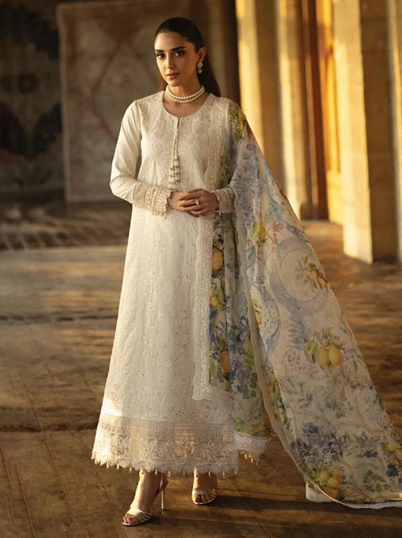 MAYA by IMROZIA SERENE Lux Lawn Collection 2026 (SL-154 INAYA)