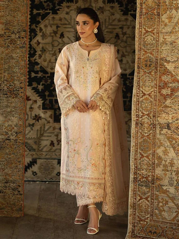 MAYA by IMROZIA SERENE Lux Lawn Collection 2026 (SL-155 ZEHRA)