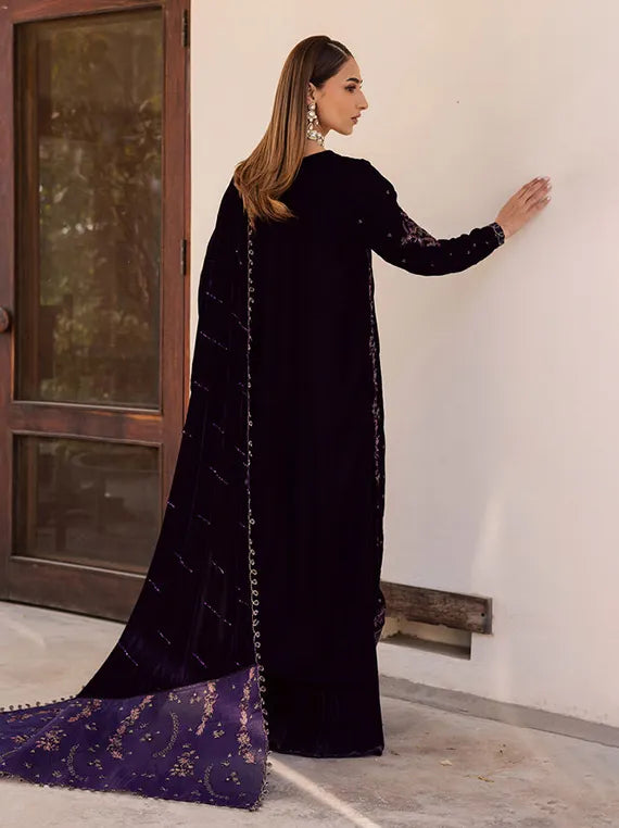 MAYA by Nureh Embroidered Velvet Collection 2025 (NW-123)