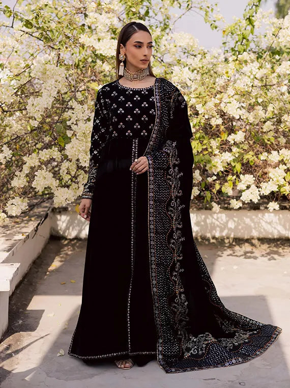 MAYA by Nureh Embroidered Velvet Collection 2025 (NW-125)