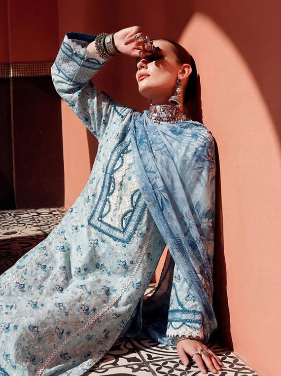 MEADOW by Safwa Embroidered Lawn Collection 2026 (D-02)