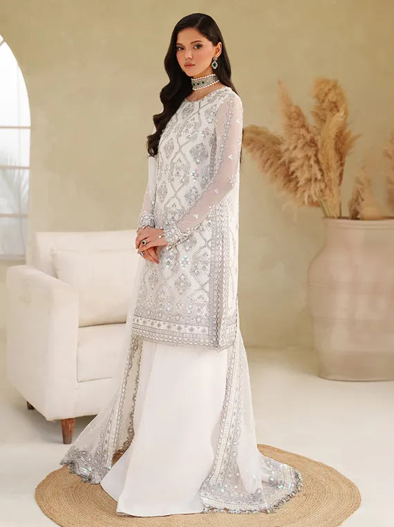 MEESA Zarif Exclusive Embroidered Net Collection 2025 (01-Meehar)