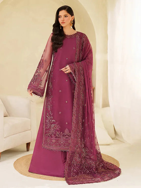 MEESA Zarif Exclusive Embroidered Net Collection 2025 (03-Orila)