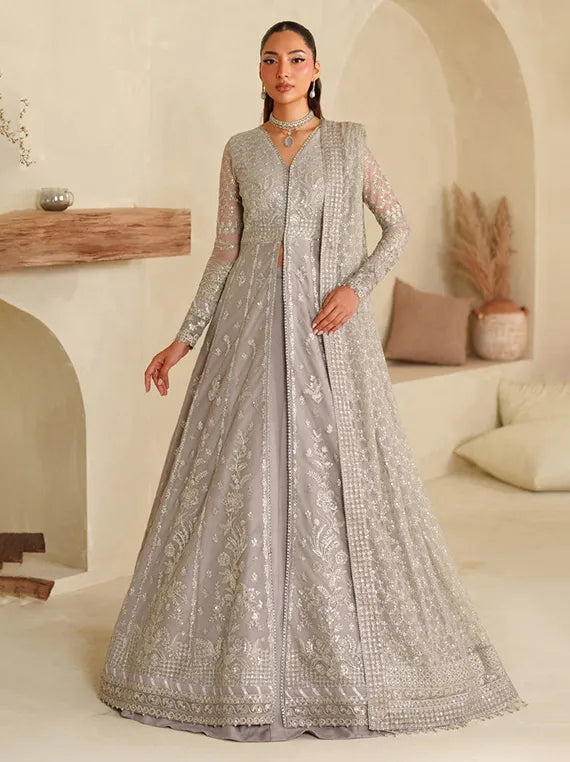 MEESA Zarif Exclusive Embroidered Net Collection 2025 (06-Lemha)