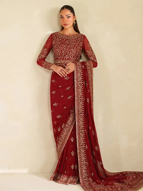 MEESA Zarif Exclusive Embroidered Net Collection 2025 (07-Sumrah)