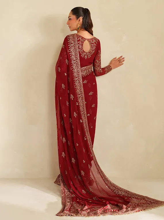 MEESA Zarif Exclusive Embroidered Net Collection 2025 (07-Sumrah)