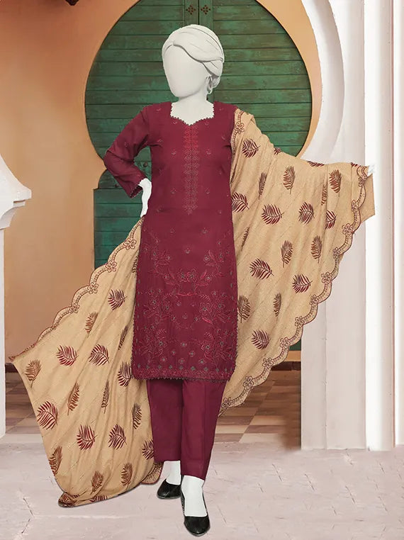 MEHFIL by ABC Embroidered Dhanak Collection 2025 Vol-02 (D-1296)