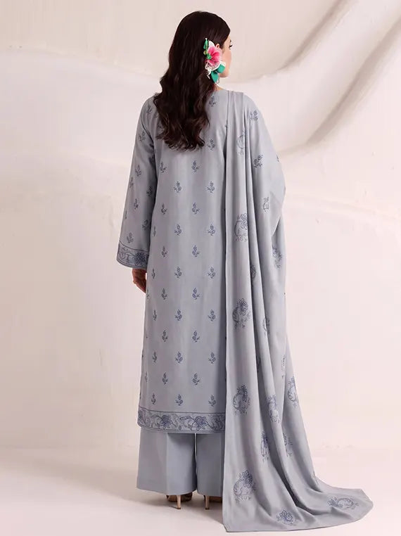 MEHTAB by Eleganza Peach Embroidery Unstitched Collection'26 Vol-129 (D-01)