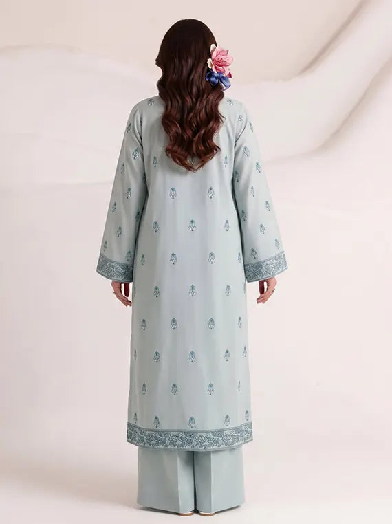 MEHTAB by Eleganza Peach Embroidery Unstitched Collection'26 Vol-129 (D-03)