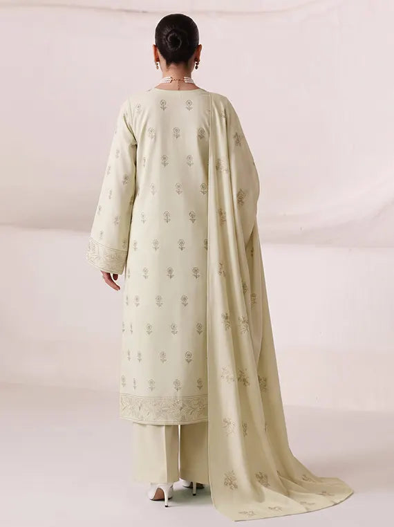MEHTAB by Eleganza Peach Embroidery Unstitched Collection'26 Vol-129 (D-05)