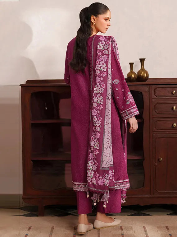 MELINE by Farasha Premium Viscose Collection 2025 (08-Berry Blush)