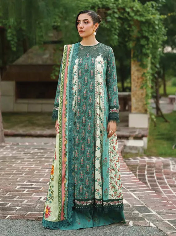 MERAKI Embroidered Viscose Collection 2025 by ASIFA and NABEEL (Botanical Breeze)